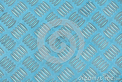 Anti-slippery metal flooring surface as background Stock Photo