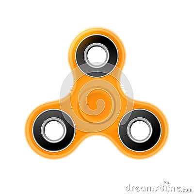 Anti stress fidget finger toy. Vector Illustration