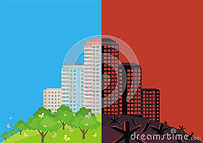 Anti war background Vector Illustration