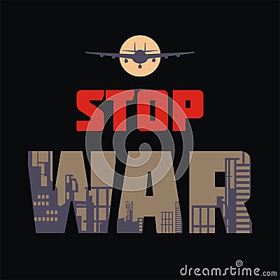 Anti war design Vector Illustration