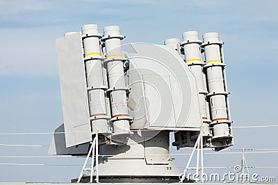 Antiaircraft defence Stock Photo