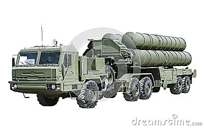 Antiaircraft missile system (AAMS) large and medium-range Stock Photo