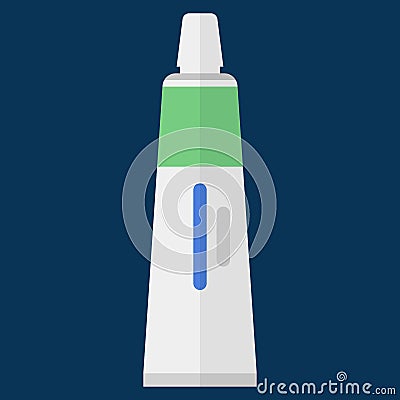 Antibacterial ointment tube vector illustration Vector Illustration