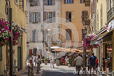 Antibes - French Riviera - South of France Editorial Stock Photo