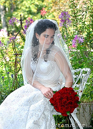 Anticipating Her Special Day Stock Photo