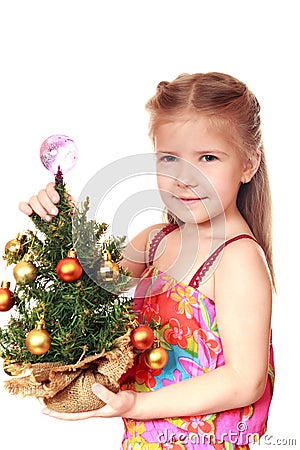 In anticipation of Christmas Stock Photo