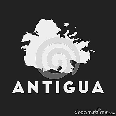 Antigua icon. Vector Illustration