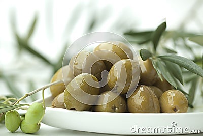 Antipasti - olives Stock Photo