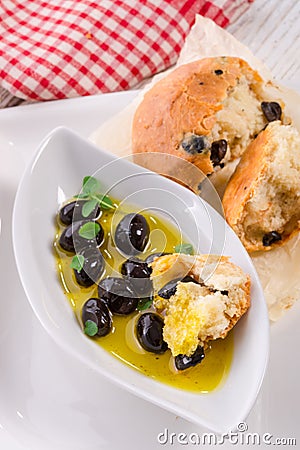 Antipasti olives Stock Photo