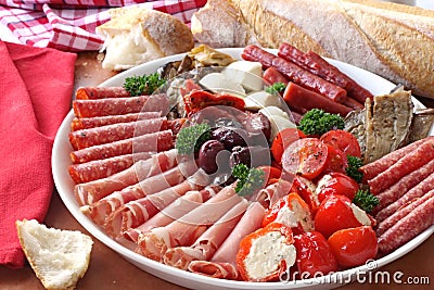 Antipasto Stock Photo