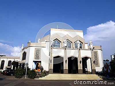 Antipolo Cathedral or the Our Lady of Peaceful and Safe Voyage Cathedral. Editorial Stock Photo