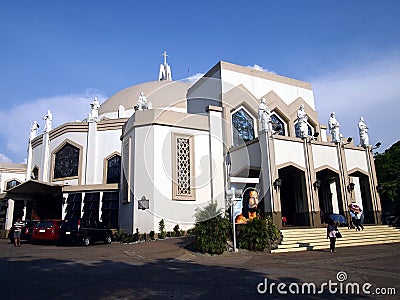 Antipolo Cathedral or the Our Lady of Peaceful and Safe Voyage Cathedral. Editorial Stock Photo