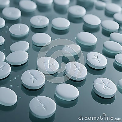 antipsychotic medication pills Stock Photo