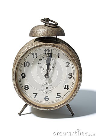 Antique alarm clock Stock Photo