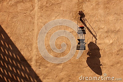 Antique arabic lamp lantern Stock Photo