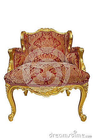 Antique armchair Stock Photo