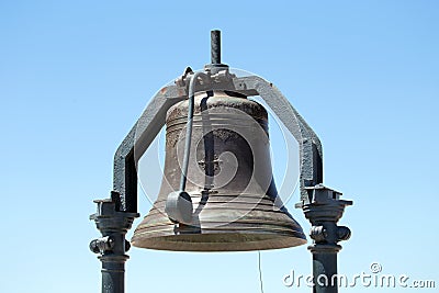 Antique bell Stock Photo