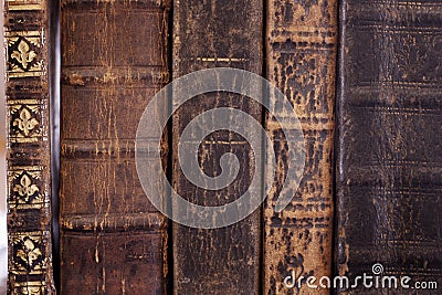 Antique books Stock Photo