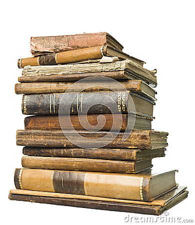 Antique Books Stock Photo