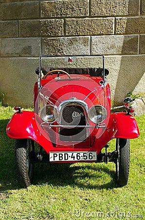 Antique car Aero Editorial Stock Photo