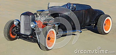 327 V8 Engine Hot Rod Rat Rod Bucket Roadster Editorial Stock Photo