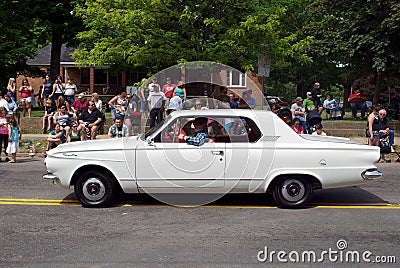 Antique Car in Parade Editorial Stock Photo