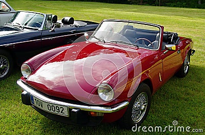 Antique car Triumph Spitfire 1500 Editorial Stock Photo