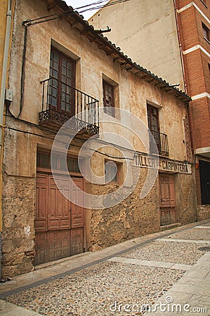 Antique carpentry workshop in Brihuega Editorial Stock Photo