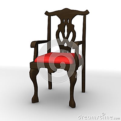 Antique chair Stock Photo
