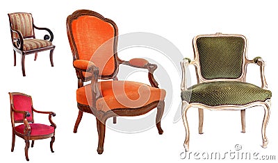 Antique chairs Stock Photo