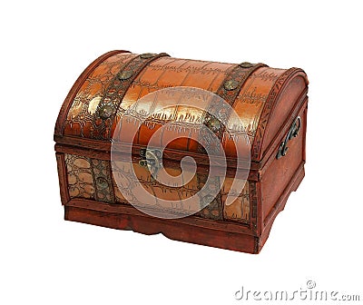 Antique chest Stock Photo