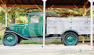 antique chevrolet truck north dakota Stock Photo