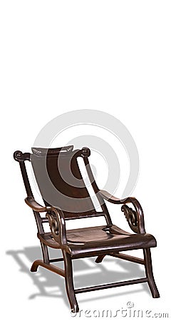 Antique Chinese Moon Viewing Chair. Stock Photo