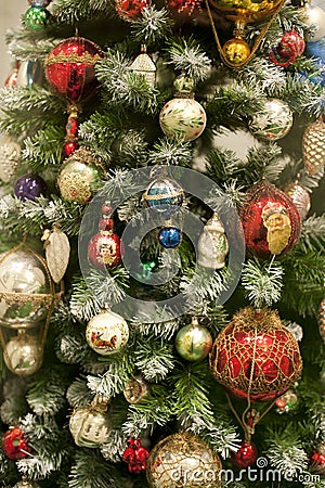 Antique Christmas Decoration Stock Photo