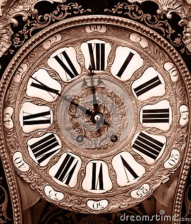 Antique clock Stock Photo
