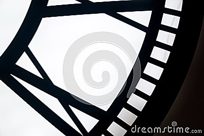 Antique clock building Stock Photo