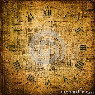 Antique clock face Stock Photo