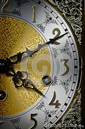 Antique clock face Stock Photo