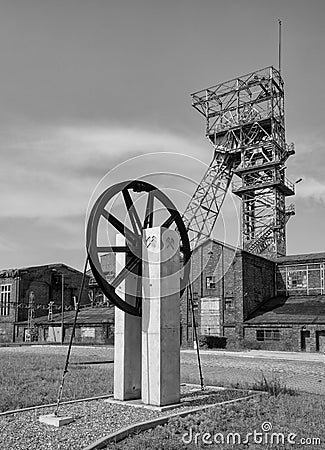 Antique coal mine Editorial Stock Photo