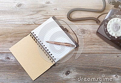 Antique desktop objects with bright hazy light Stock Photo