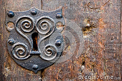 Antique door Stock Photo