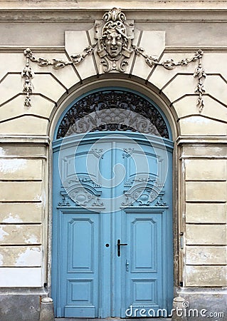 Antique door Stock Photo