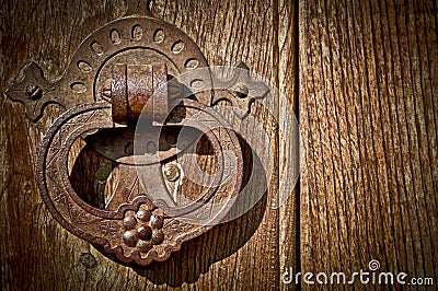 Antique Door Knob Stock Photo