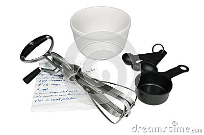 Antique Egg Beater Stock Photo