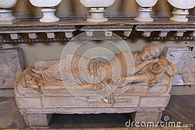 Cleopatrae Simulacrum in the Vatican Museums. Editorial Stock Photo