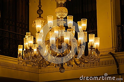 Antique light fittings Editorial Stock Photo