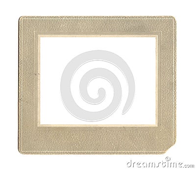 Antique Embossed Frame Stock Photo