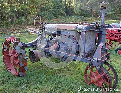Antique Farmall Tractor Editorial Stock Photo