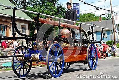 Antique fire engine Editorial Stock Photo