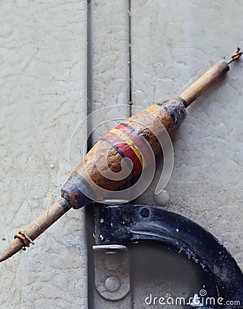 Antique fishing bobber Stock Photo